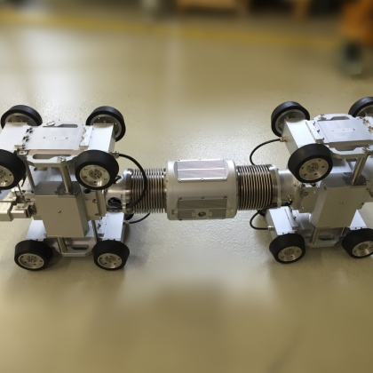 Robots for video and laser inspection